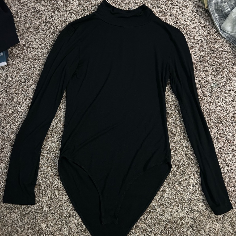 Black Long Sleeve Bodysuit